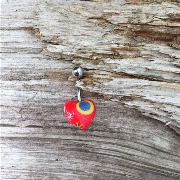Cool Heart Belly Button‎ Navel Ring