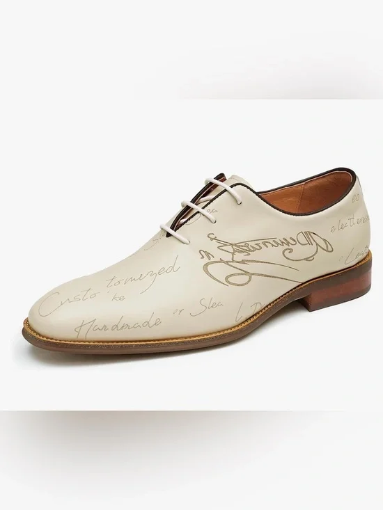 Men’s Business “Customized” Dress Shoes Leather Suit Shoes Summer Party Casual