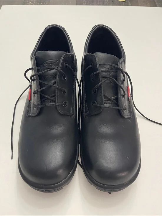 Red Wing Shoes Black Leather Lace-Up Oxfords