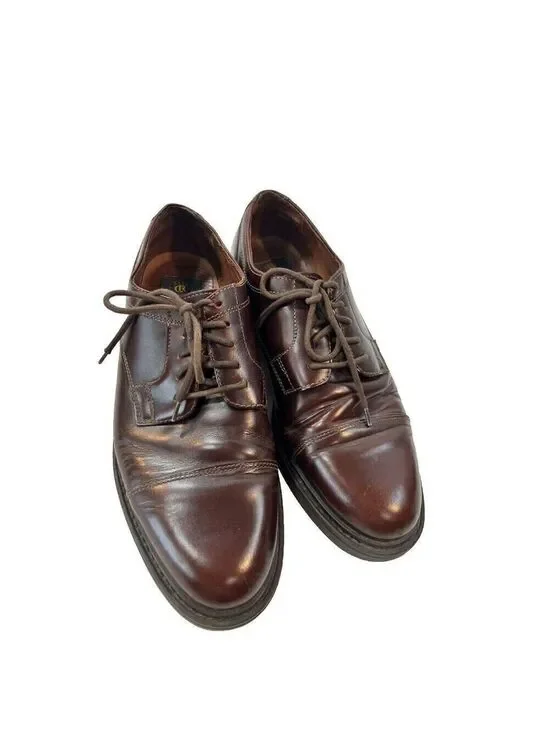 Club Room Italy Leather Men’s Dress  brown cherry Shoe size 9.5