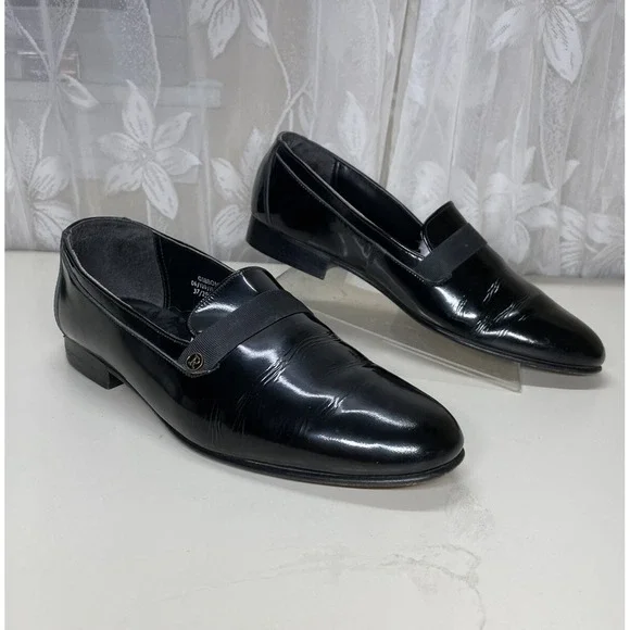 Rembrandt  Barratts Mens GIBBONS Dressy Shoes Sz 9 Black Patent Leather