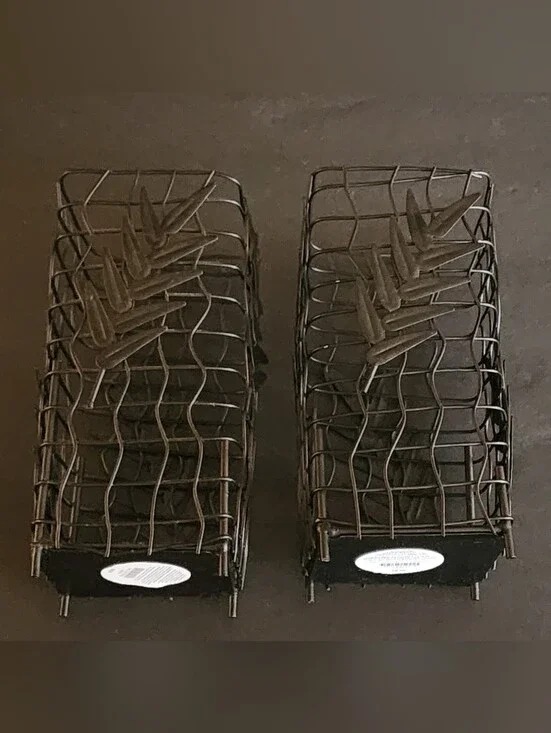 New, Set Of 2 Pier one imports Candle Holders, Utensils, Office Black Metal Desi