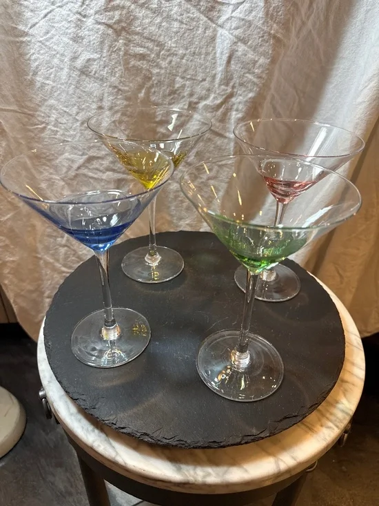 Vintage Pier 1 oversized, martini glasses