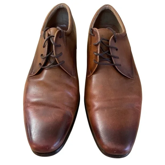 Aldo Leather Derby Shoes Business Casual Professional Classic Preppy Minimalist