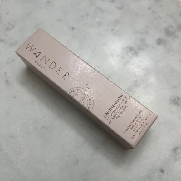 Wander Beauty Blush Illuminator On The‎ Glow CORAL ROSE NUDE GLOW Makeup New
