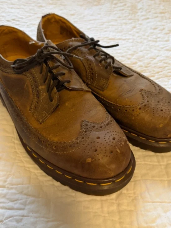 Vintage Dr. Martens Made in England Wingtip Oxfords