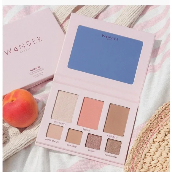 Wander Beauty Getaway Blush Palette Eyeshadow Face & Eye NEW $42MSRP
