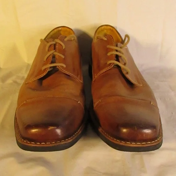 Sandro Moscoloni Tan Leather Oxfords
