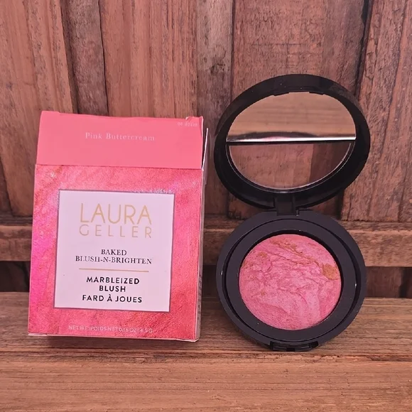 Laura Gelelr Baked Blush-N-Brighten-Pink Buttercream