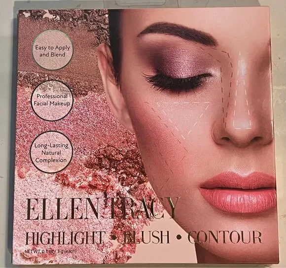 NWOT Ellen Tracy Highlight Blush Contour
