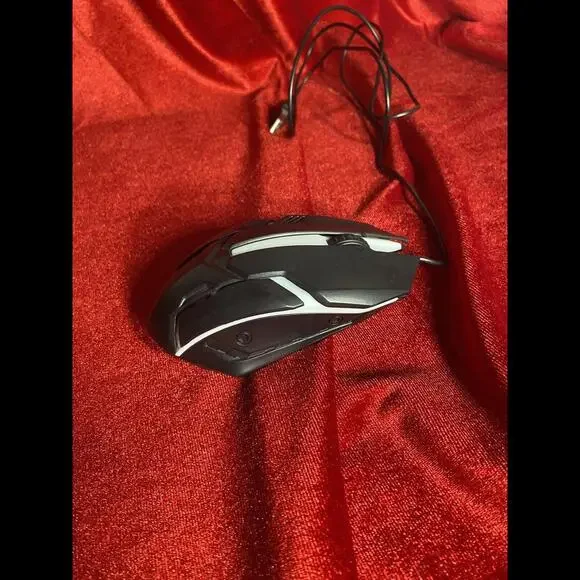 Youse Model YU1252 USB Wired Black Mouse Very Good