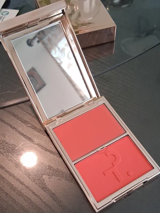 Patrick Ta Dual Cream-to-Powder Blush Duo - She's Vibrant Coral & Pink
