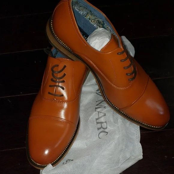 Elegant Brown Leather Oxfords