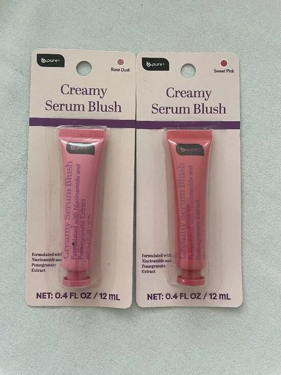 b pure creamy serum blush duo