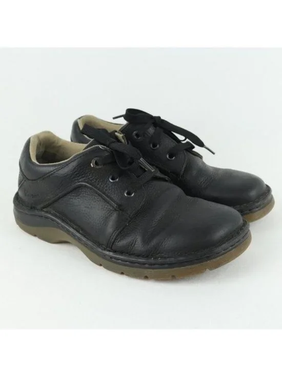 Dr. Martens Men's Size 9 Black Leather 8B75 Lace Up Casual Oxfords
