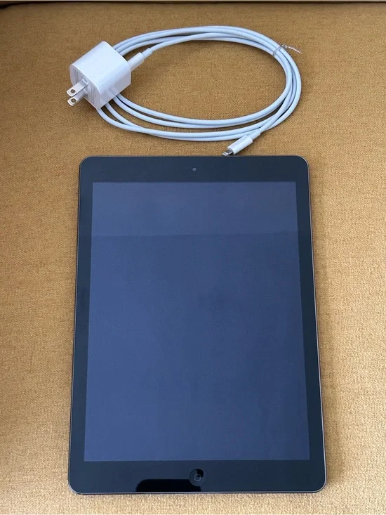 Apple IPad Air (1st Gen) Tablet with Charger Cable and Adapter (No Box)