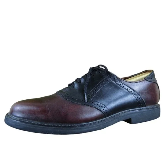 E.T. Wright‎ Men  Saddle Oxfords Burgundy  Size 10.5 Narrow  Used 2025