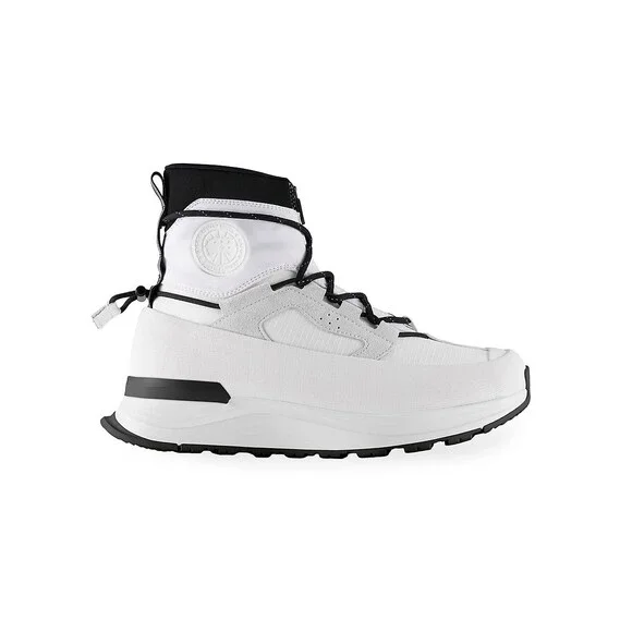 Canada Goose Glacier Trail Leather High-Top Sneakers Men's 11.5 White/Black
