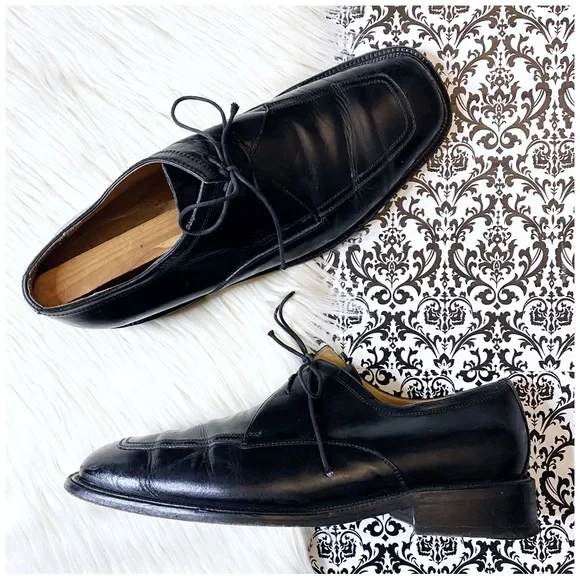 VINTAGE : Mercanti Fiorentini men’s size 11 : genuine leather oxford dress shoes
