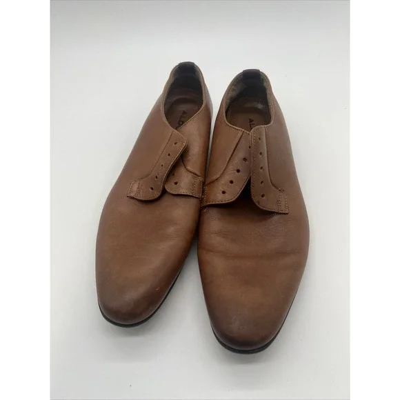 ALDO Men's Leather‎ Brown Dress Shoes Lace Up Size 9.5