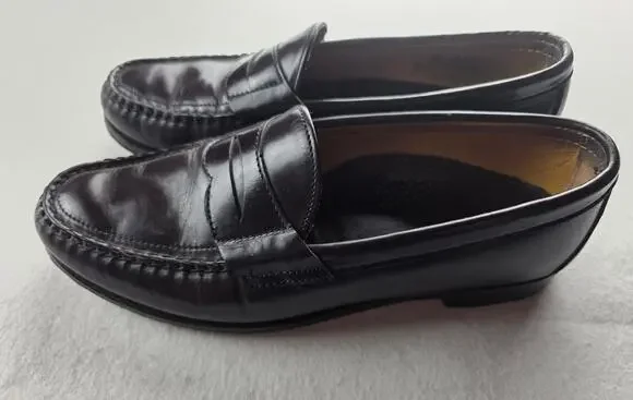 Sebago USA Sewn Men Classic Leather Loafer Size 12