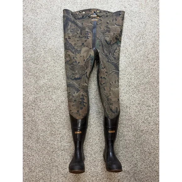 Hodgman Wadewell Vintage Waders Mens Camo Insulated Hunting Fishing