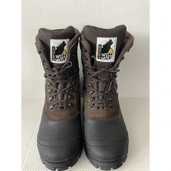 Rocky Wild Wolf Waterproof 400G Thinsulate Insulated Boots Men's 11 Brown
