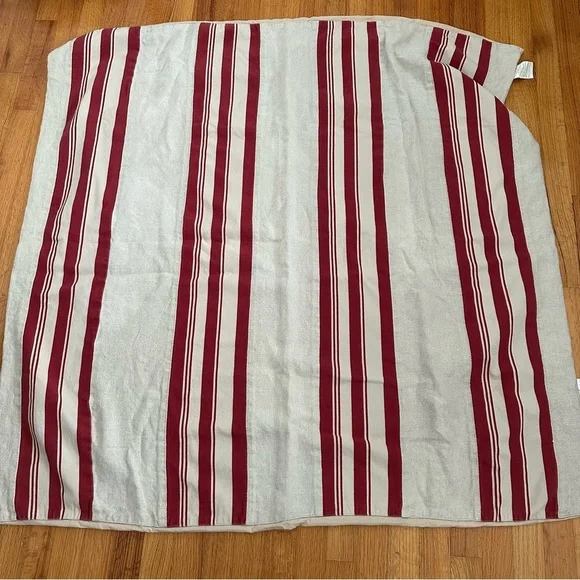 Pottery Barn Stripe Red And Cream 50