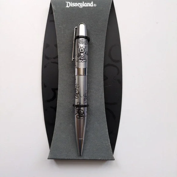NIP Disney Mickey Mouse 'How To Draw' Executive Engraved Twist Ballpoint Pen‎
