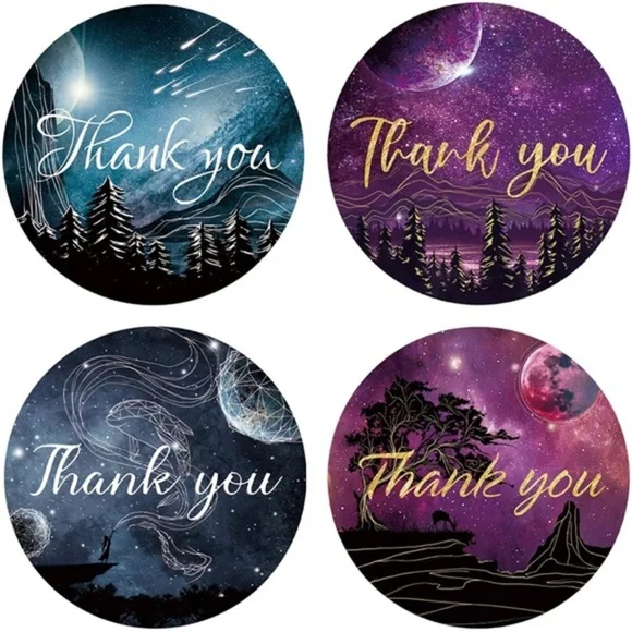 40 Thank You Stickers!