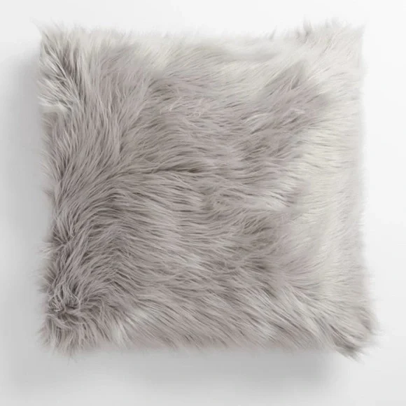 Pottery Barn Dorm Furrific Mongolian Pillow Cover Sham 26”