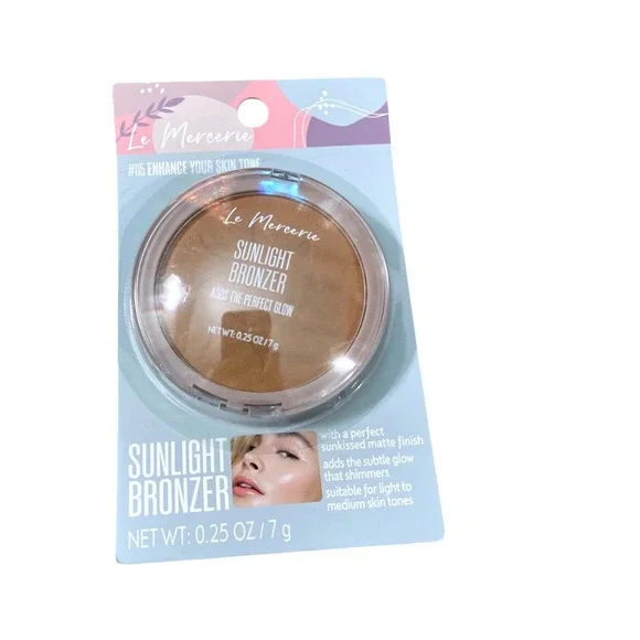 Le Mercerie Sunlight Bronzer 115 Enhance Your Skin Tone Matte Shimmer 0.25oz NEW