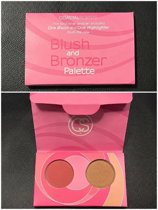 Coastal Scents Blush & Bronzer Sampler | NWT Blush + Highlighter Duo