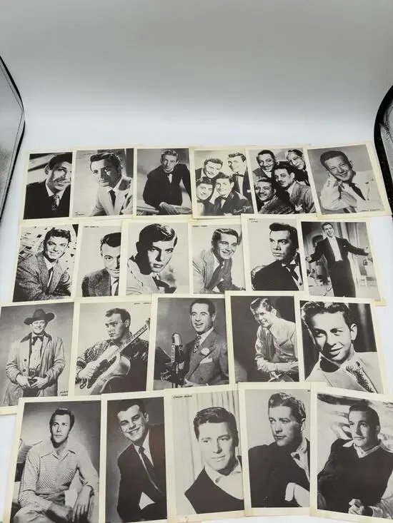 Vintage Arcade Card Lot – 22 Golden Age Singers & Musical Stars