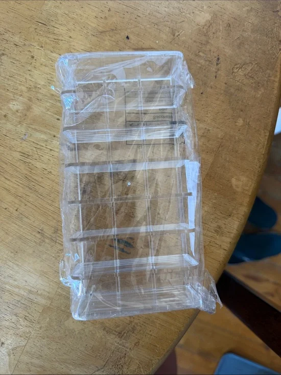 Clear Plastic card Display Stand - Clear