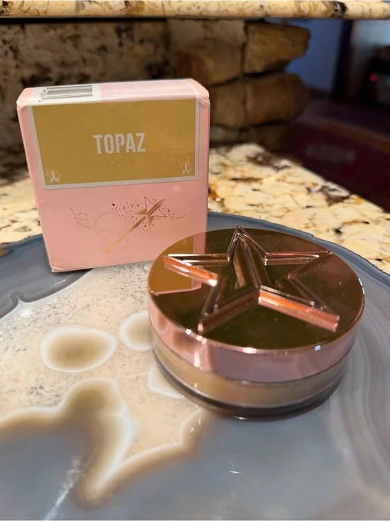 Jeffree Star Topaz Loose Setting Powder Bronzer Highlighter Pink/Rose Gold NIB