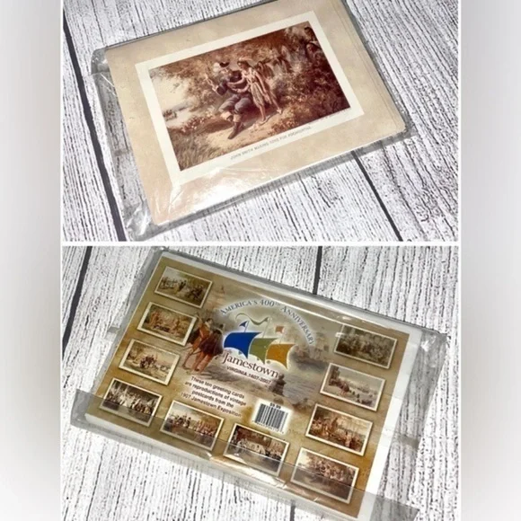 Jamestown Settlement 400th Anniversary Notecards - Pack of 7