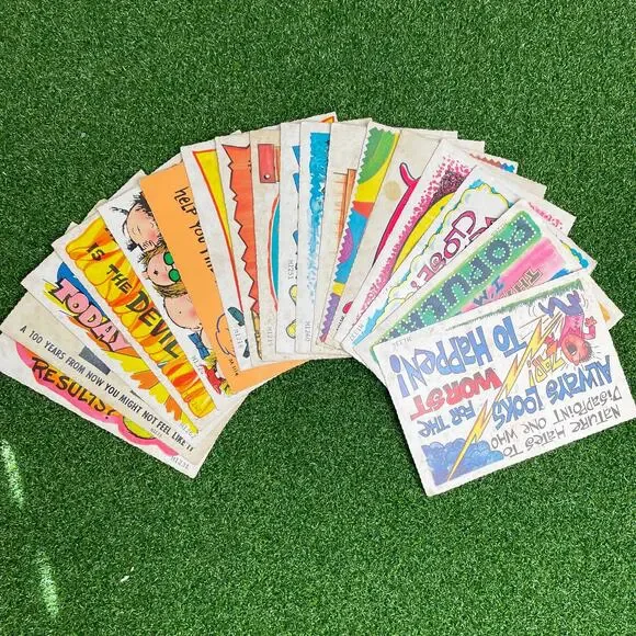 Vintage Lot Humorous Motivational Postcards