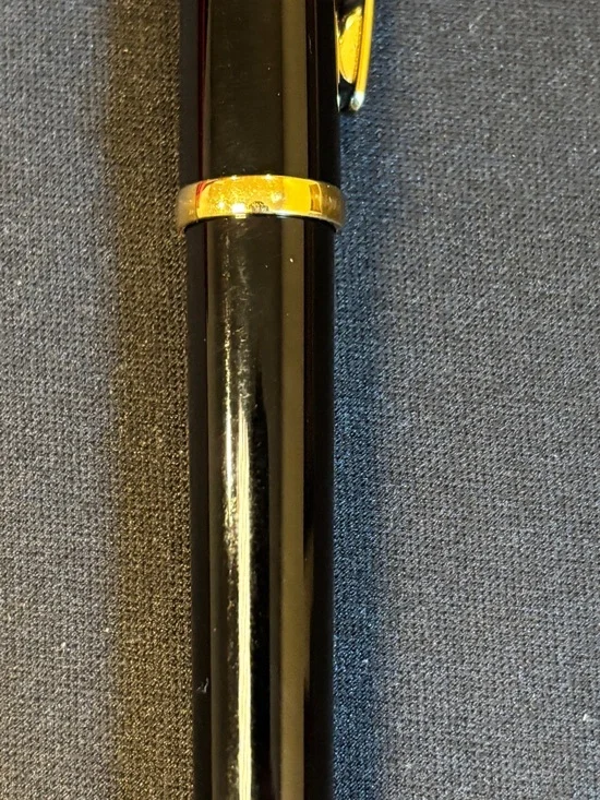 Cartier Black and Gold Fountain Pen
