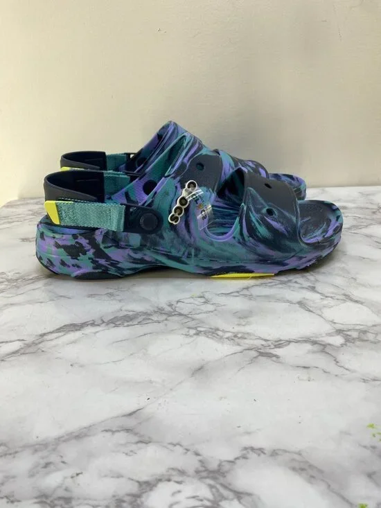 Crocs Men's Classic All Terrain Marbled Sandals Size 13 Multi Color 207888