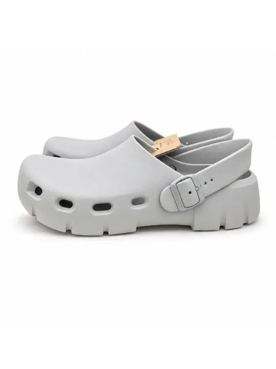 Birkenstock Birki Flow EVA Clogs Mens EU 44 US 11 Gray Sport Recovery Slip On