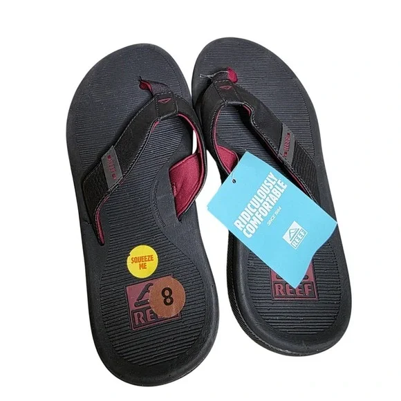 Reef Mens 8 Santa Ana Summer Beach Holiday Sliders Sandals Flip‎ Flops NWT B2
