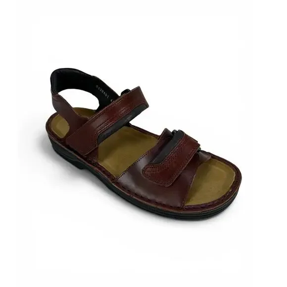 Naot Lappland Sandal Mens 9‎ 9.5 EU 42 Buffalo Leather Adjustable Straps
