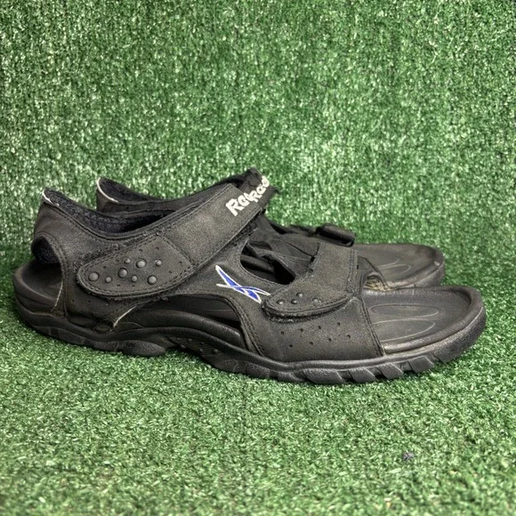 Reebok Strappy Triple Hook Loop Gorpcore Trail Sports Sandals Black Mens Size 13