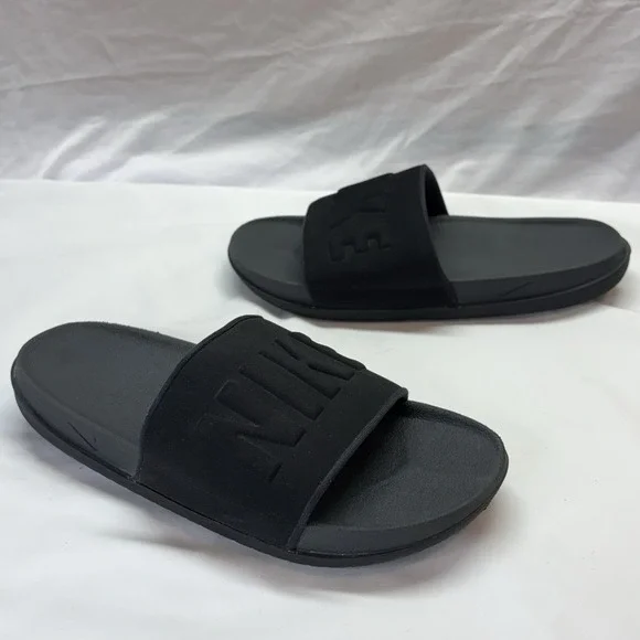 Nike Offcourt Slide Triple Black Men's 10 Unisex Slippers Sandals BQ4639-003
