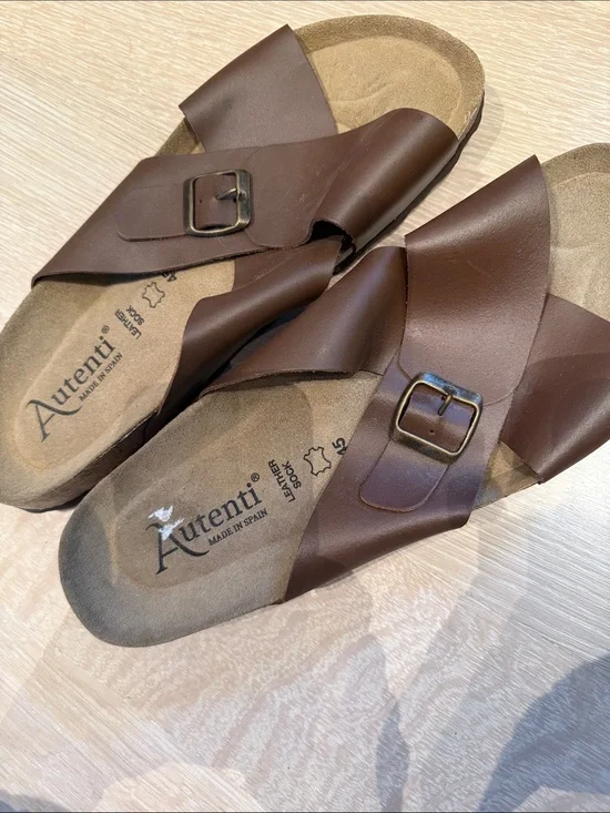 AUTENTI - Men’s Leather Sandals from  Spain - EU 45
