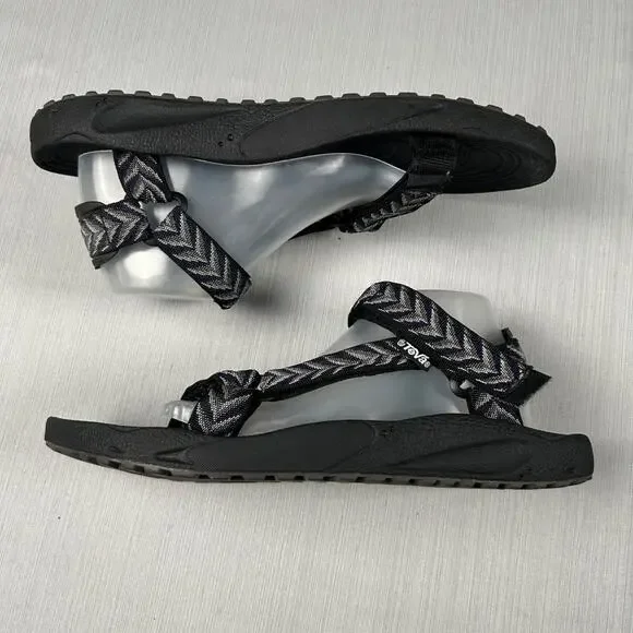 Teva Hurricane Xlt Men's Sandal US 13 Black Chevron Pattern Straps