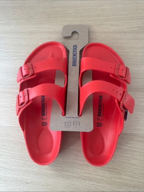 Birkenstock Arizona EVA Sandals in Red