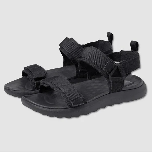 Hey Dude Carson Sport Mode Sandals - NWT  Mens Size 14 Black - #49588-OF