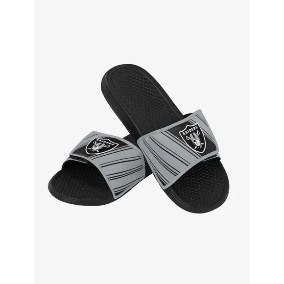 Las Vegas Raiders Legacy Sport Slide Mens Size XL 13-14 NWT